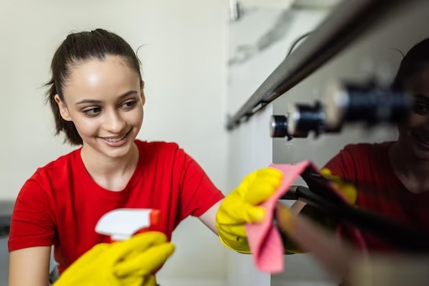 Cleaning oven kitchen cleaning services