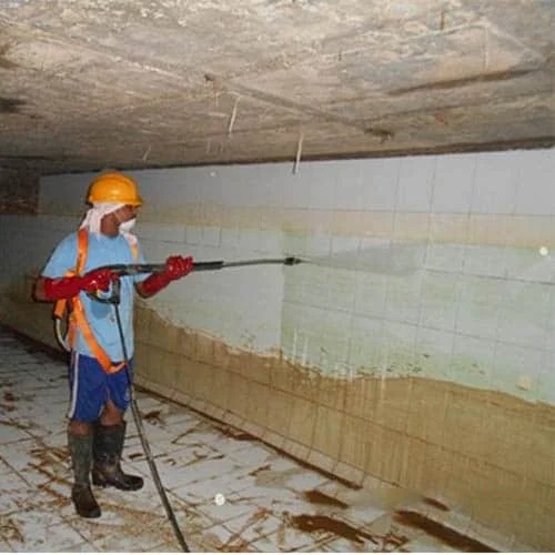 Sump Cleaning Services done by employee